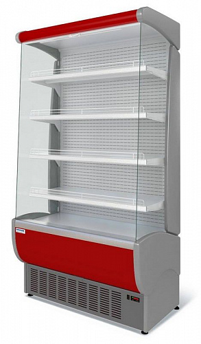 Холодильная горка универсальная МариХолодМаш Флоренция ВХСп-1,0 (красная) от интернет-магазина Climateon